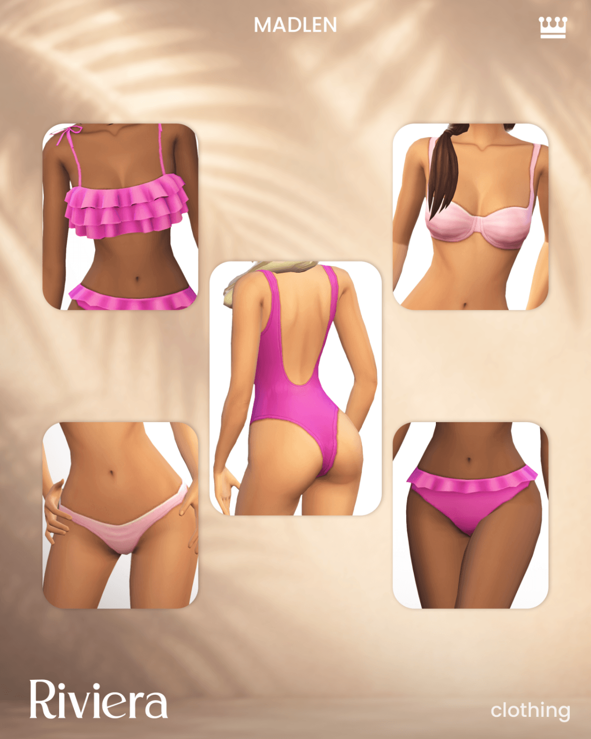 Галерея мода Сет купальников Riviera Set #1